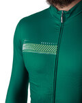 HOLOKOLO Cycling winter long sleeve jersey - VIBES WINTER - green