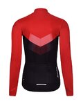 HOLOKOLO Cycling long sleeve jersey and bibtights - ARROW LADY WINTER - red/black