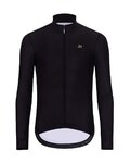 HOLOKOLO Cycling winter long sleeve jersey - PHANTOM WINTER - black