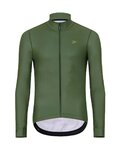 HOLOKOLO Cycling winter long sleeve jersey - PHANTOM WINTER - green
