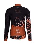 HOLOKOLO Cycling long sleeve jersey and bibtights - CAMOUFLAGE LADY W - brown/black
