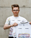 HOLOKOLO Cycling short sleeve jersey - MAAPPI II. ELITE L - multicolour/white