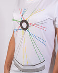 NU. BY HOLOKOLO Cycling short sleeve t-shirt - RIDE THIS WAY II. - white