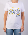 NU. BY HOLOKOLO Cycling short sleeve t-shirt - LE TOUR LEMON II. - white