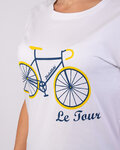NU. BY HOLOKOLO Cycling short sleeve t-shirt - LE TOUR LEMON II. - white