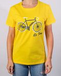 NU. BY HOLOKOLO Cycling short sleeve t-shirt - LE TOUR LEMON II. - yellow