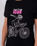 NU. BY HOLOKOLO Cycling short sleeve t-shirt - ICON LADY  - black
