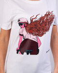 NU. BY HOLOKOLO Cycling short sleeve t-shirt - FREE LADY - white