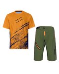 HOLOKOLO Cycling MTB set - UNIVERSE MTB - green/orange/black