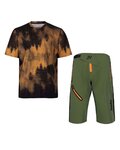 HOLOKOLO Cycling MTB set - NIGHTFALL MTB - orange/green/black