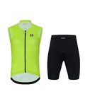 HOLOKOLO sleeveless jersey and short pants - PURE LADY - black/yellow