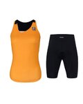 HOLOKOLO top and shorts - ENERGY LADY - orange/black