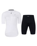 HOLOKOLO Cycling short sleeve jersey and shorts - VICTORIOUS GOLD LADY - black/white