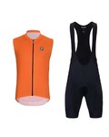 HOLOKOLO sleeveless jersey and short pants - AIRFLOW - orange/black