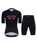 HOLOKOLO Cycling short sleeve jersey and shorts - FUTURE ELITE LADY - black