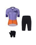 RIVANELLE Cycling mega sets - STALLION - orange/black/purple