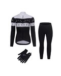 RIVANELLE Cycling mega sets - FROSTTRAIL WINTER - black/white