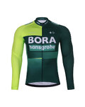 BONAVELO Cycling winter set with jacket - BORA 2024 - green/white