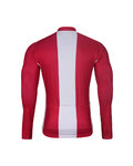 BONAVELO Cycling winter set with jacket - POLAND WINTER - white/red