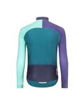 HOLOKOLO Cycling winter set - PERFORMANCE WINTER - green/black/purple