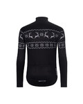 HOLOKOLO Cycling long sleeve jersey and bibtights - FROSTTRAIL WINTER - black