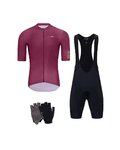 HOLOKOLO Cycling mega sets - VICTORIOUS GOLD - black/bordeaux