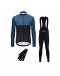 HOLOKOLO Cycling mega sets - STRIPES WINTER - blue/black