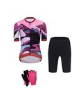 RIVANELLE Cycling mega sets - SUNSET ELITE LADY - pink/black