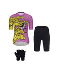 RIVANELLE Cycling mega sets - CHEETAH - yellow/pink/black