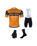 BONAVELO Cycling mega sets - MOLTENI ARCORE - white/orange/black