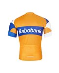 BONAVELO Cycling short sleeve jersey and shorts - RABOBANK - orange/black/blue