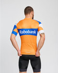 BONAVELO Cycling short sleeve jersey and shorts - RABOBANK - orange/black/blue