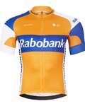 BONAVELO Cycling short sleeve jersey and shorts - RABOBANK - orange/black/blue