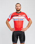 BONAVELO Cycling short sleeve jersey and shorts - KATUSHA - black/red