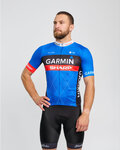 BONAVELO Cycling short sleeve jersey and shorts - GARMIN SHARP - blue/black