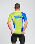 BONAVELO Cycling short sleeve jersey and shorts - LIQUIGAS CANNONDALE - black/blue/green