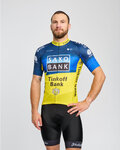 BONAVELO Cycling short sleeve jersey and shorts - SAXO BANK TINKOFF - yellow/blue/black