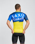 BONAVELO Cycling short sleeve jersey and shorts - SAXO BANK TINKOFF - yellow/blue/black