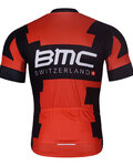 BONAVELO Cycling short sleeve jersey and shorts - BMC - red/black