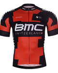 BONAVELO Cycling short sleeve jersey and shorts - BMC - red/black