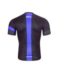BONAVELO Cycling short sleeve jersey and shorts - SKY - blue/black