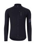 HOLOKOLO Cycling thermal jacket - 2in1 WINTER - black