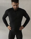 HOLOKOLO Cycling thermal jacket - 2in1 WINTER - black