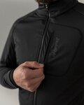 HOLOKOLO Cycling thermal jacket - 2in1 WINTER - black
