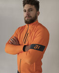 HOLOKOLO Cycling thermal jacket - 2in1 WINTER - orange