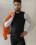 HOLOKOLO Cycling thermal jacket - 2in1 WINTER - orange