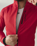 HOLOKOLO Cycling thermal jacket - 2in1 WINTER - red