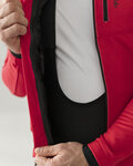 HOLOKOLO Cycling thermal jacket - 2in1 WINTER - red