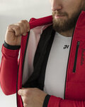 HOLOKOLO Cycling thermal jacket - 2in1 WINTER - red