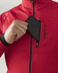 HOLOKOLO Cycling thermal jacket - 2in1 WINTER - red
